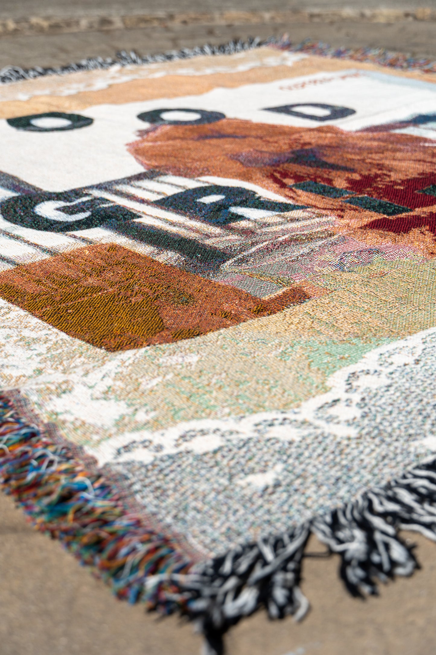 JACQUARD "GOODGRIEF" BLANKET