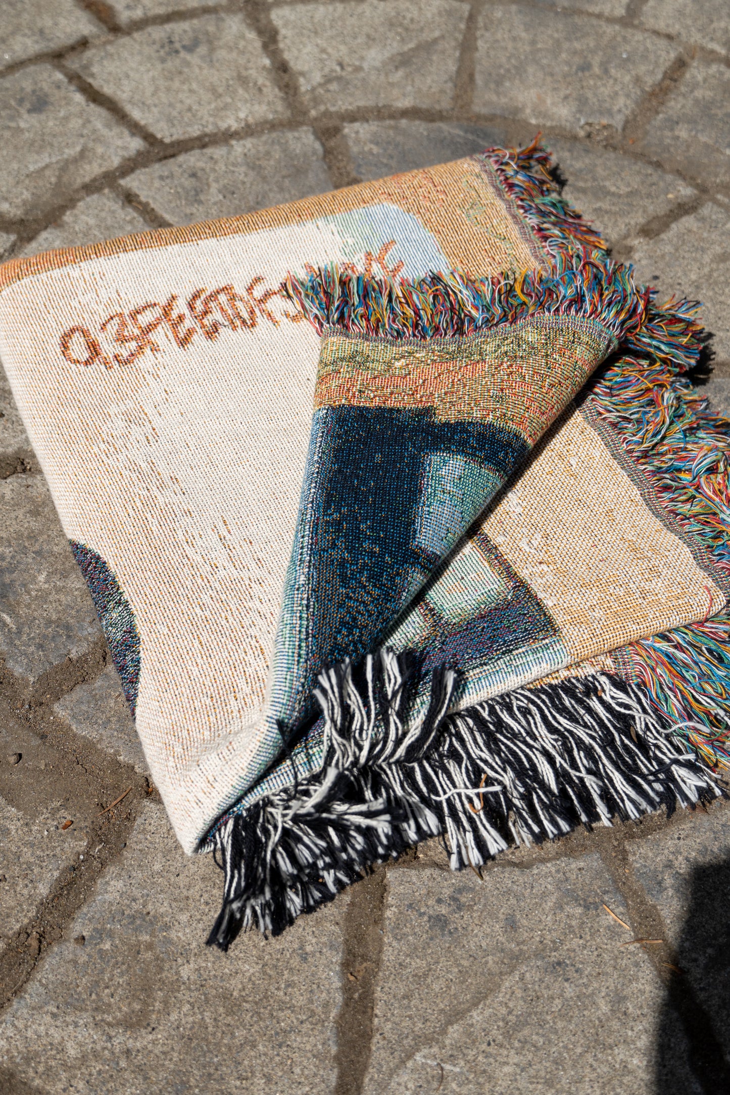 JACQUARD "GOODGRIEF" BLANKET