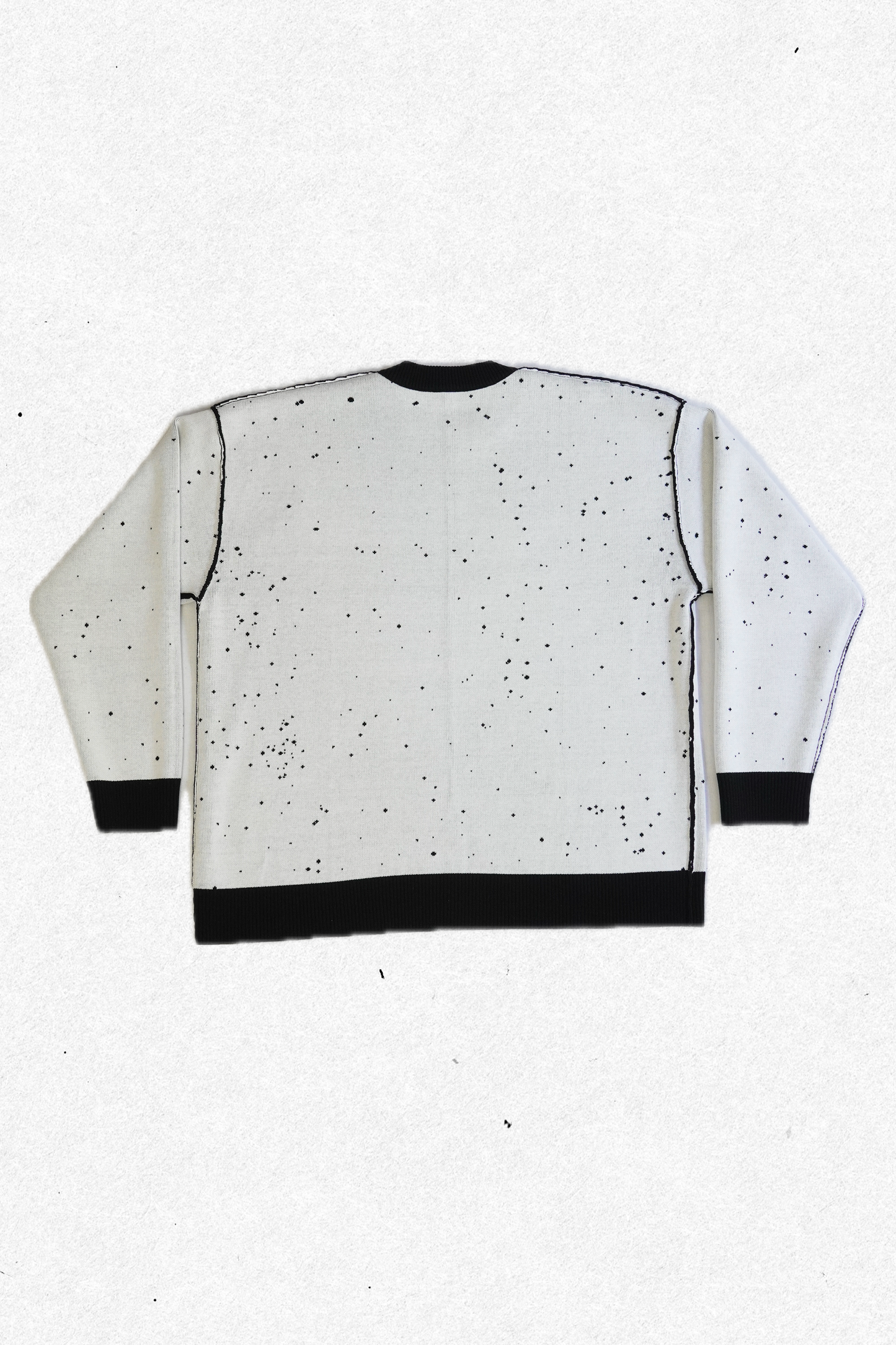 reversible quantum sweater (black)