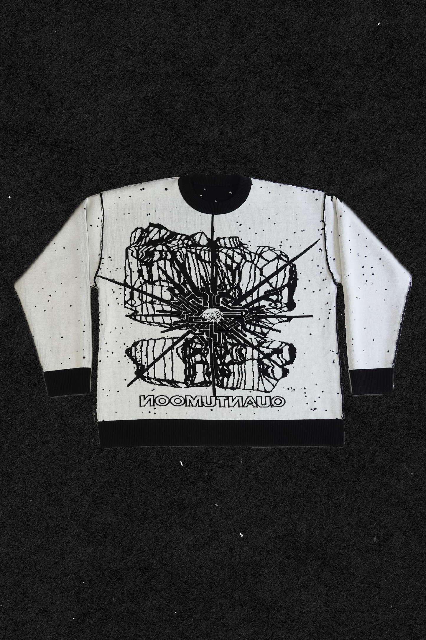 reversible quantum sweater (black)