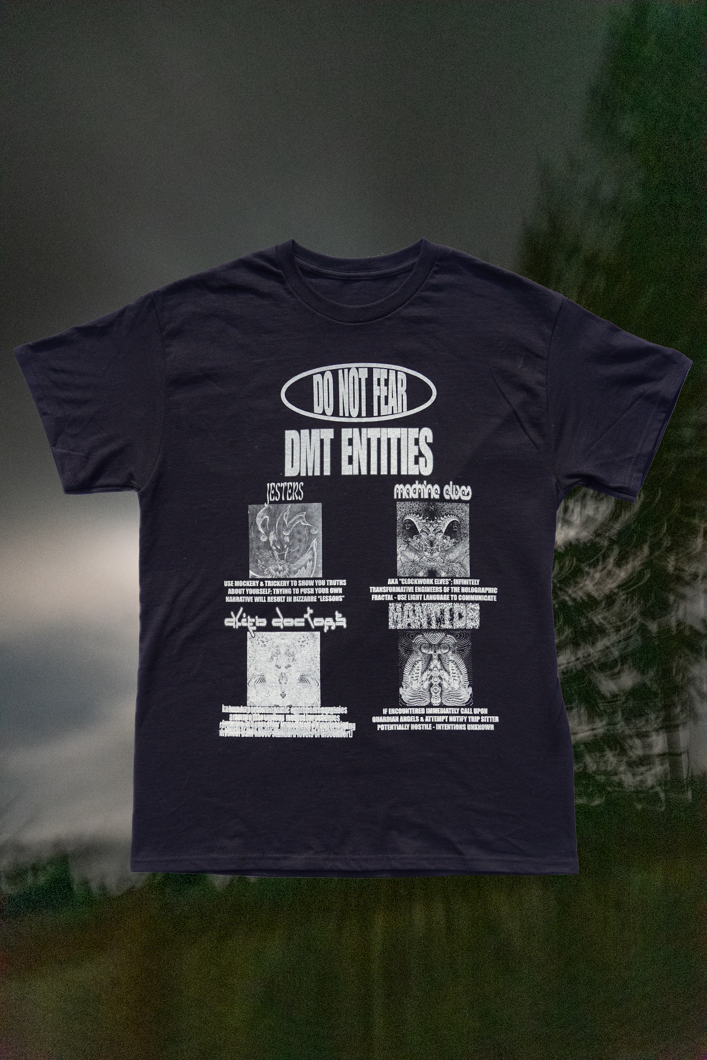 DO NOT FEAR DMT ENTITIES TEE