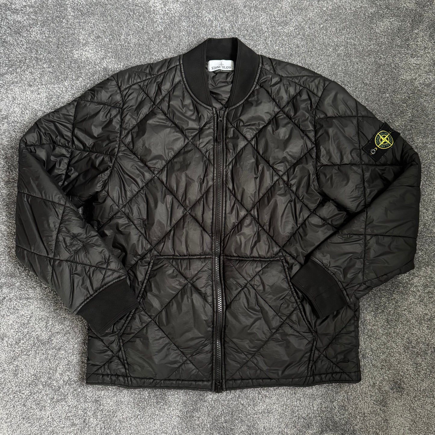 Stone Island Garment Dyed Quilted Micro Yarn Jacket (L)