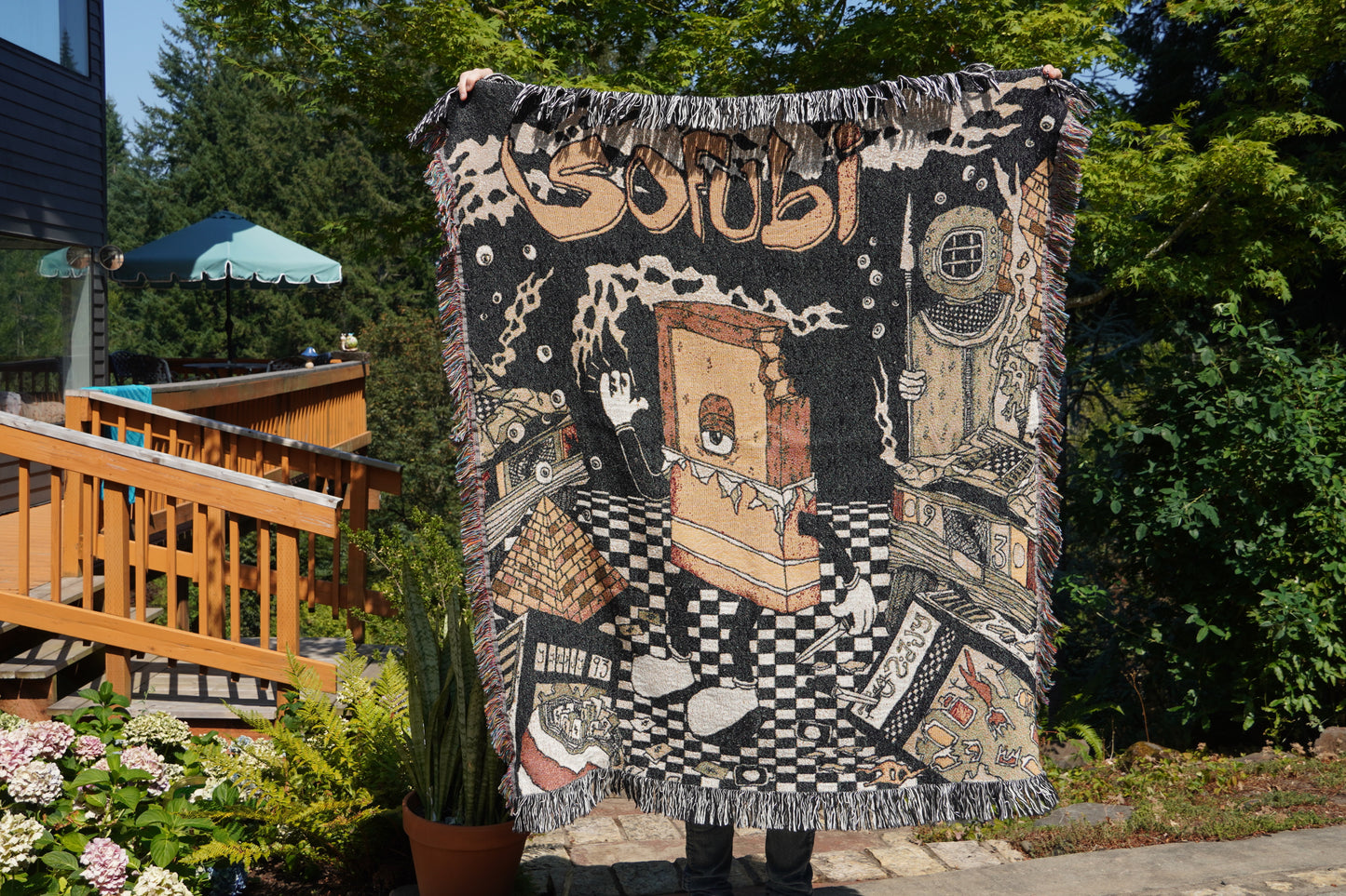 JACQUARD "SOFUBI" BLANKET