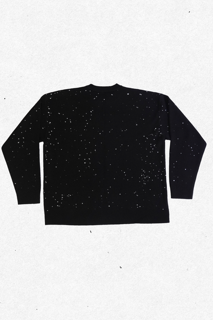 reversible quantum sweater (black)