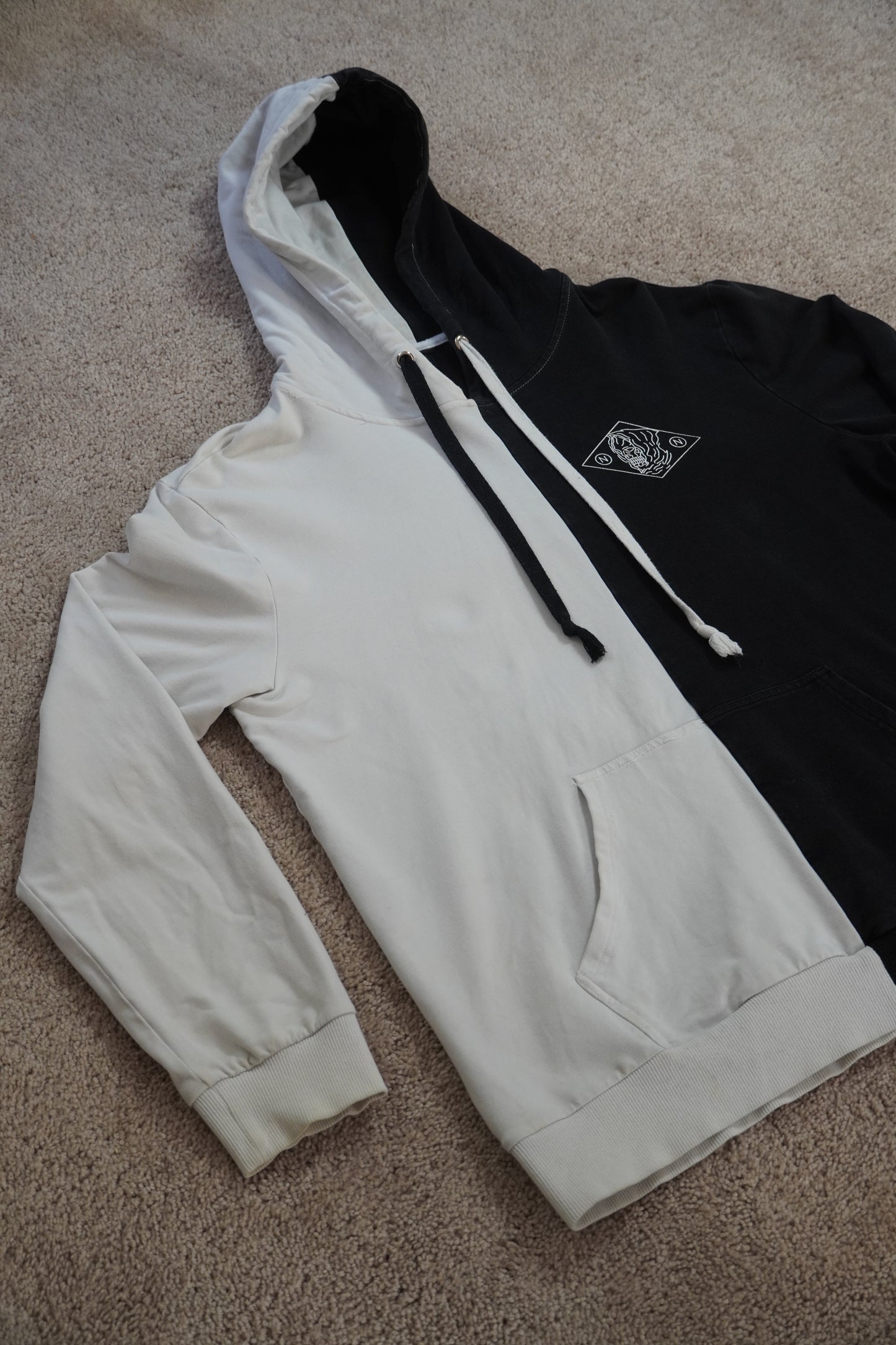 N,N split hoodie
