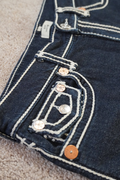 True Religion ricky rope stitch jeans 34