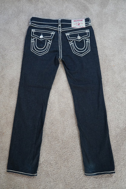 True Religion ricky rope stitch jeans 34