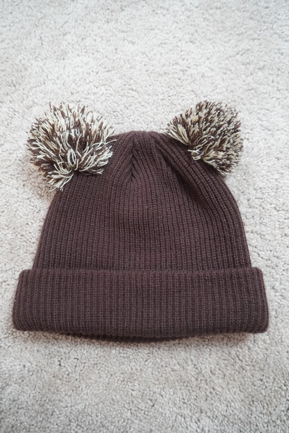 93 2x PomPom Beanie
