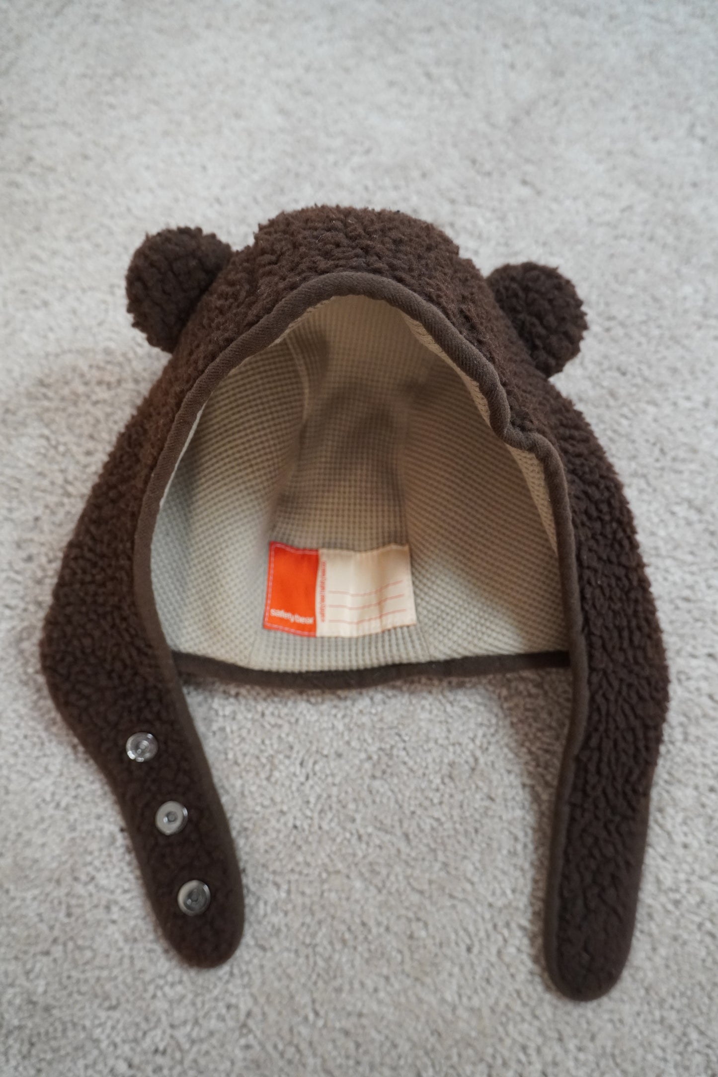 Safety Bear brown bear hat
