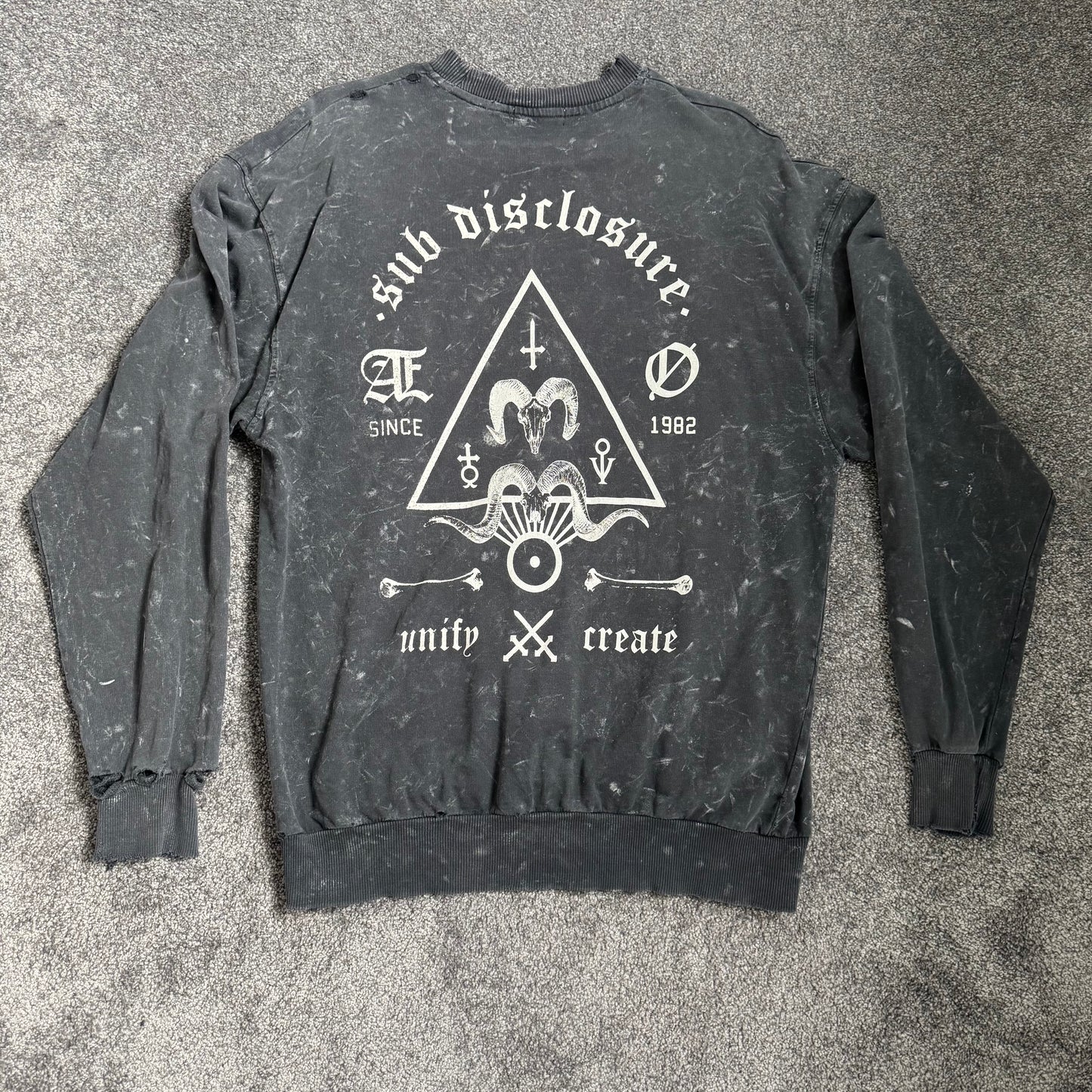 Topman Distressed Longsleeve