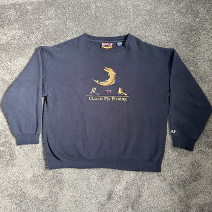 Fly Fishing Crewneck (L)