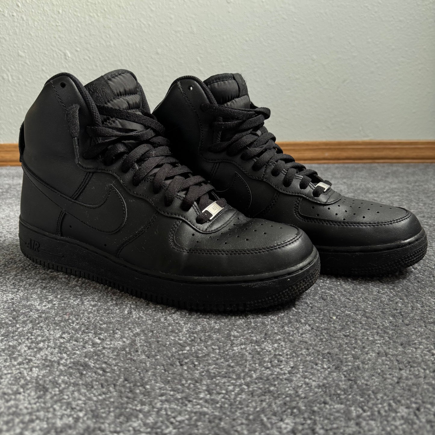 Nike Air Force 1 High '07 Triple Black (11.5 USA)