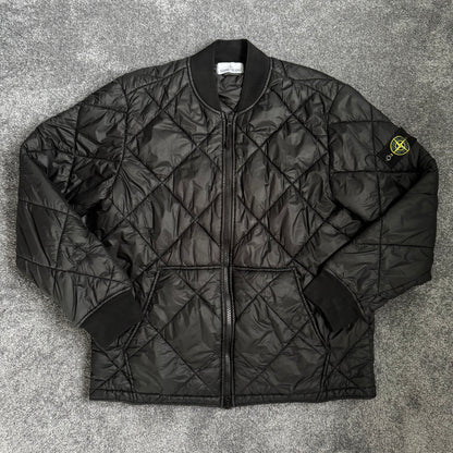Stone Island Garment Dyed Quilted Micro Yarn Jacket (L)