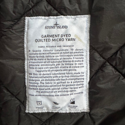 Stone Island Garment Dyed Quilted Micro Yarn Jacket (L)