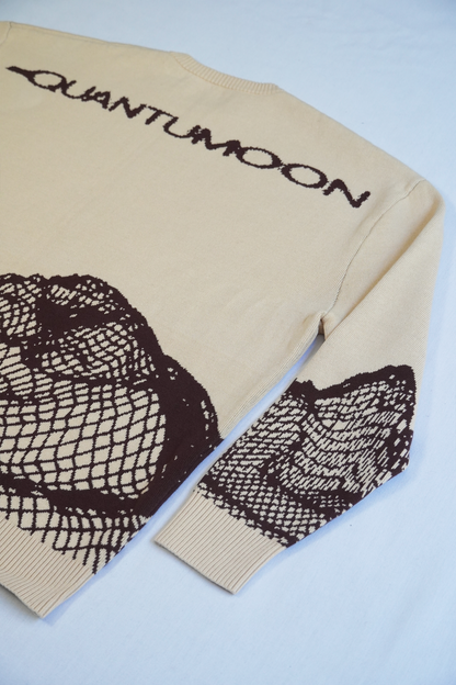reversible quantum sweater (white)