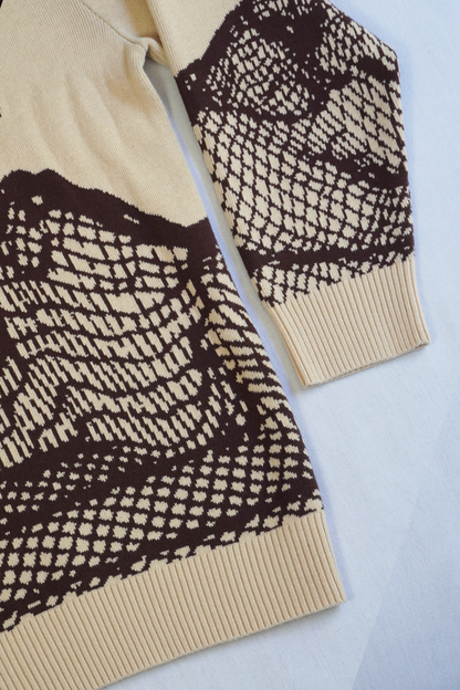 reversible quantum sweater (white)